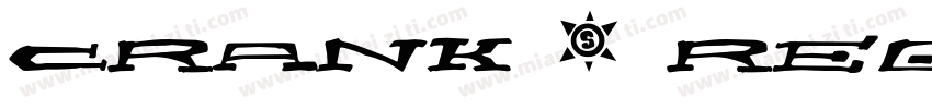 Crank 8 Regular Regular字体转换